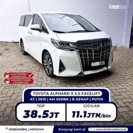 Toyota Alphard X 2.5 AT 2019 Pemakaian 2020
