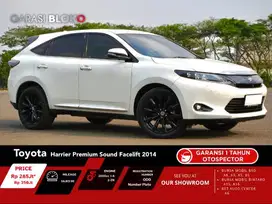 Toyota Harrier 2.0L Premium Sound  Facelift CBU 2014