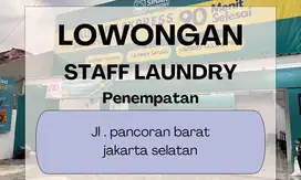 Lowongan kerja staff laundry