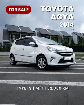Toyota Agya G 1.0 M/T Bensin 2014 Putih