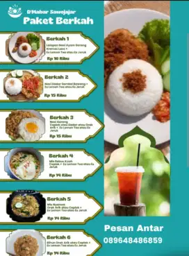 Lalapan, Mie Nyemek, Bihun, Mie Goreng, Nasgor, Bakso Ikan