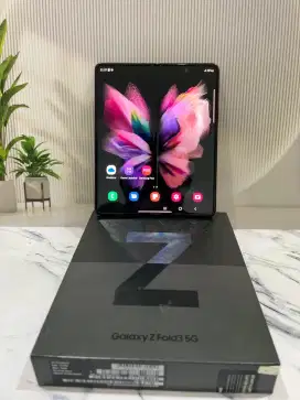 Jual cepat samsung z fold 3 ram 12/512 fullset resmi