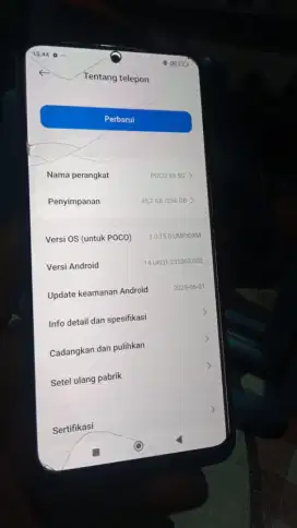 Di jual HP Poco X5 5G 8 GB/256 GB. Pengguna sendiri Gercep gan!