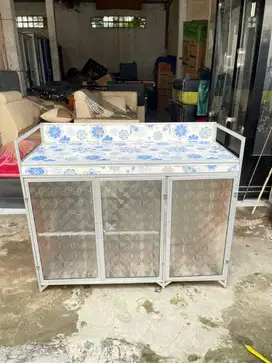 Dijual rak kompor rata rak kompor minimalis rak kompor 3 pintu