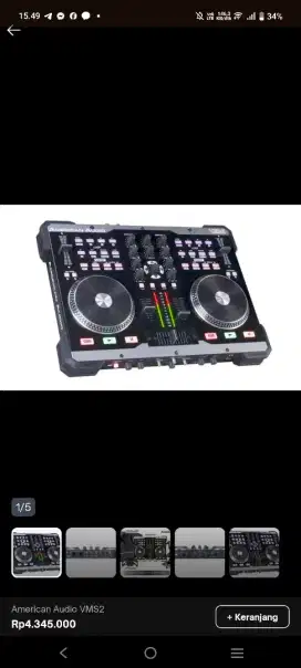 Di jual alat dj American audio vms2
