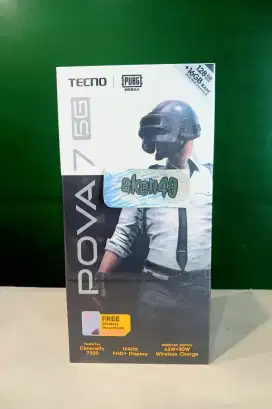 Tecno Pova 7 5G 8Gb 128Gb Dimensity 7300  6000mAh FastCharging 45w