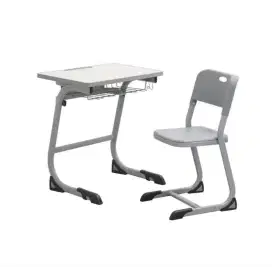 Informa Set Meja & Kursi Sekolah abu-abu