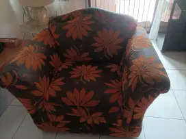 Sofa maxim orange flower