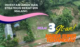 Tanah Kavling Dekat UIN 3 Malang Dekat Pusat Pendidikan