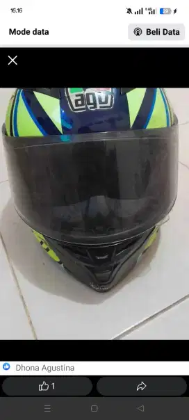 Helm full face AGV KW1