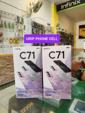Realme C71 4/128 promo+bonus cash & credit garansi Resmi