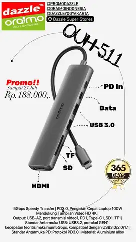 USB Hub Oraimo OUH-511