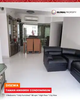 Disewa Termurah, Taman Anggrek Condominium, 2 Bedroom Fully Furnished