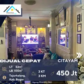 Citayam Bogor Dijual Rumah 3 Lantai Full Furnish Ada Pool Siap Huni