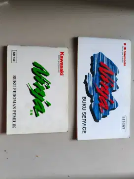 Buku service dan pedoman pemilik Ninja Kis Ninja R Ninja S KIS