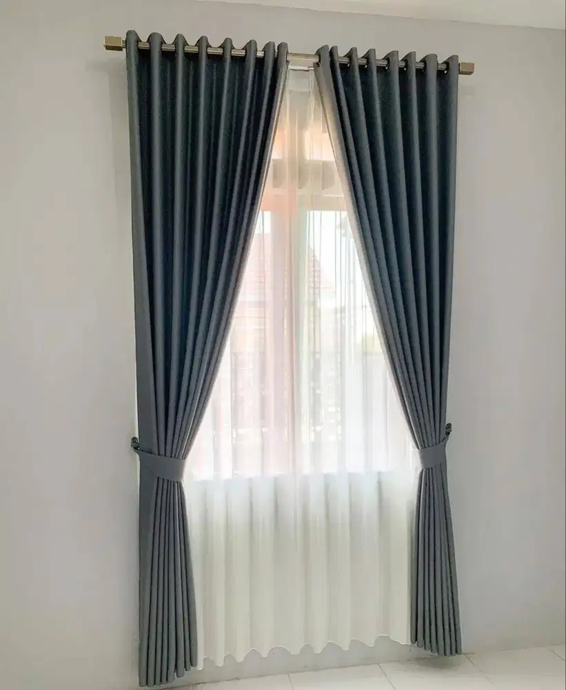 Jual & Pasang Gorden Vitrase Wallpaper Roller Blinds Korden Gordeng