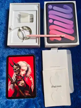 MURAH iPad Mini 6 Purple wifi 256gb Fullset Ori Bonus Pencil Goojodoq