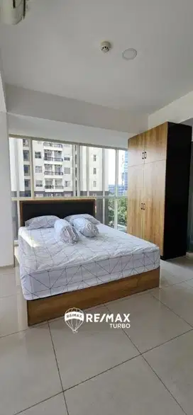 Disewakan apartemen studio extra besar di pacific garden dekat BINUS