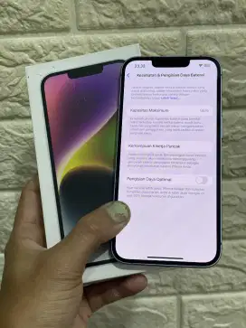 Iphone 14 128gb inter 
Rsim wifi only 
Hb96%