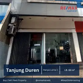 DISEWAKAN MURAH ! RUKO 1 LANTAI STRATEGIS DI AREA RAMAI TANJUNG DUREN