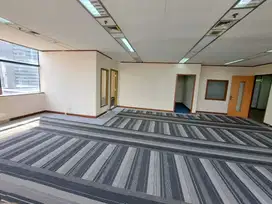 SEWA KANTOR DI JAKARTA SELATAN SUDIRMAN 122M2 PARTISI 175K NEGO