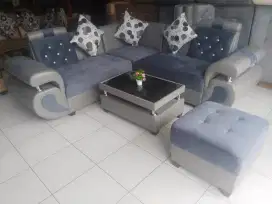 Sofa minimalis+ fub abu
