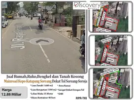 Jual Sepaket Rumah Tanah Ruko Bengkel Mainroad Katapang Kopo Bandung