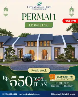 Rumah Mewah Cluster Premium Permai Citra Indah City