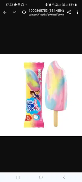 Ice Cream Walls Paddle Pop Rainbow