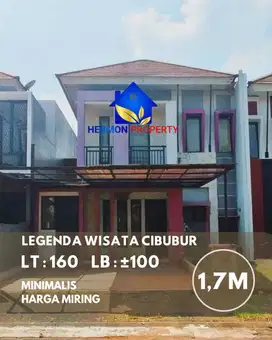 Legenda Wisata cibubur Harga DIbawah Pasar , Ruangan Plong , Bisa KPR