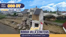Rumah Mewah di Batu – 3KT, Kolam Renang, Rooftop View Gunung, Dekat Wi