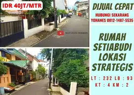 Rumah Setiabudi Lokasi Strategis