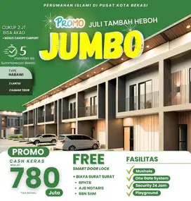 Huniah Muslim, Bebas Banjir, SHM, Fasilitas Islami Lengkap di Perwira