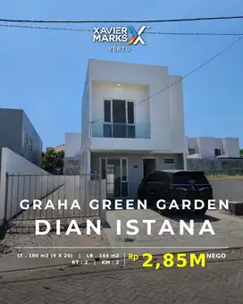 Rumah Bagus 2 Lantai di Graha Green Garden (Dian Istana), SBY