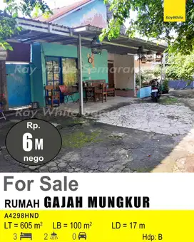 DIJUAL RUMAH DI GAJAH MUNGKUR A4298