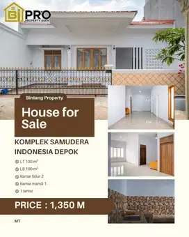 DIJUAL RUMAH DI TOLE ISKANDAR DEKAT PASAR SEGAR MURAH