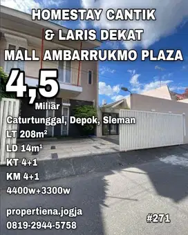 HOMESTAY CANTIK & LARIS DEKAT MALL AMBARRUKMO PLAZA