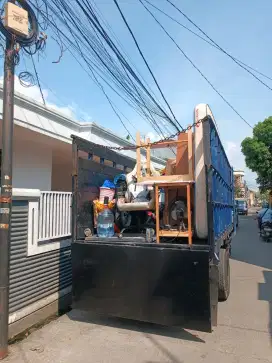 Jasa angkutan truck double bak 6 ban
