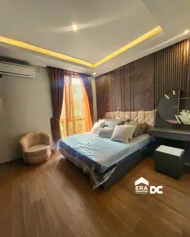 Rumah Modern 2 Lantai Furnished Dekat UNIKA di Hilago