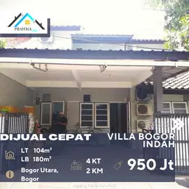 Bogor Utara Dijual Rumah 2 Lantai Dalam Komplek Harga Terjangkau