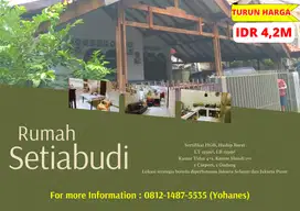 Rumah Setiabudi Lokasi strategis cocok untuk Investasi Kost