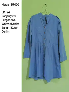 KEMEJA KOREAN STYLE DENIM
