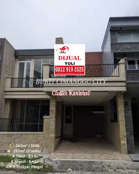 Dijual Rumah di Bukit Cimanggu City, cluster Riverview