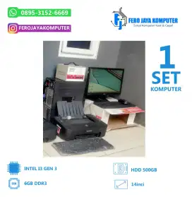 Jual komputer murah didepok 1 set monitor cpu