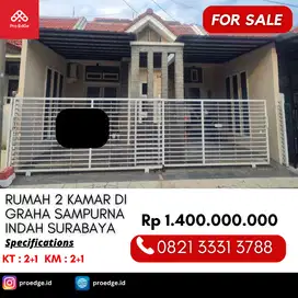 Dijual 1 Miliar Rumah 2 Kamar di Griya Sampurna Indah Wiyung Surabaya