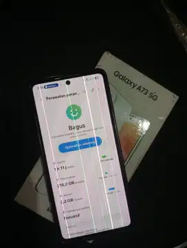 Jual hp samsung a73 8/256 kumplit