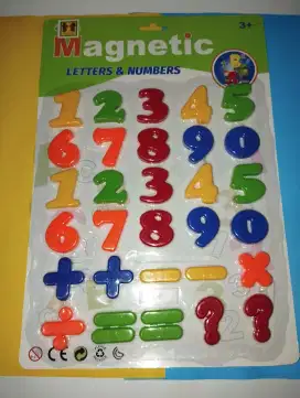 Set Huruf & Angka Magnetik – Mainan Edukasi Anak 3+