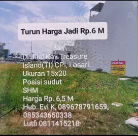 Dijual Kavling di Treasure Island CPI Makassar