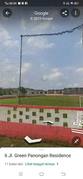 Dijual tanah lapangan sepak bola