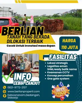 jangan tunggu harga tanah mahal buruan beli di berlian sertifikat SHM